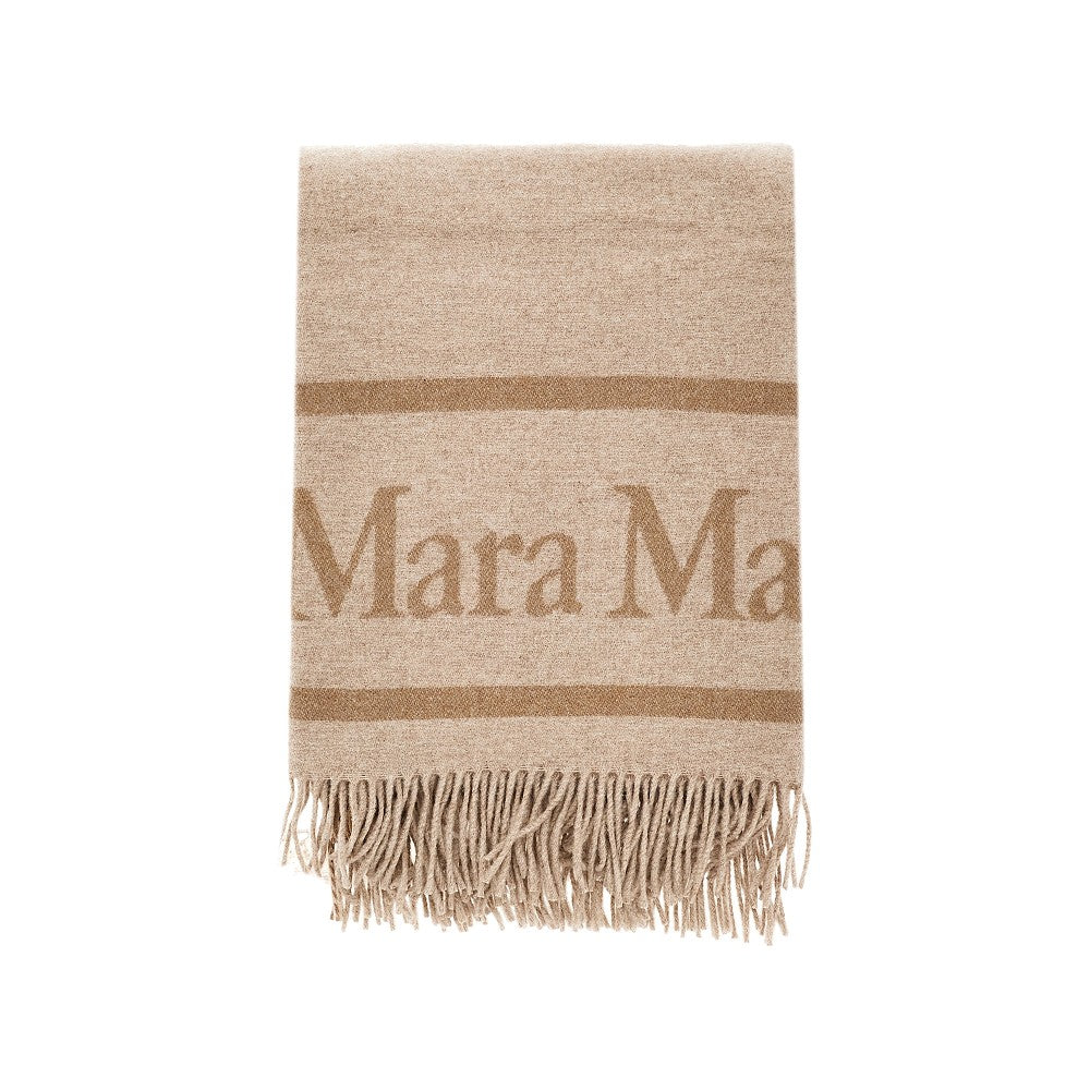 Jacquard wool throw