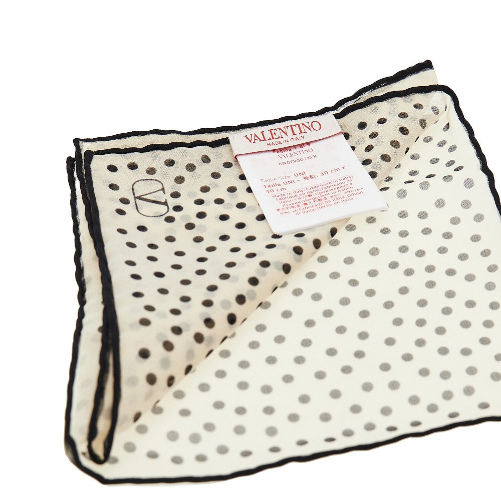 Silk scarf with 'Chez Valentino' print