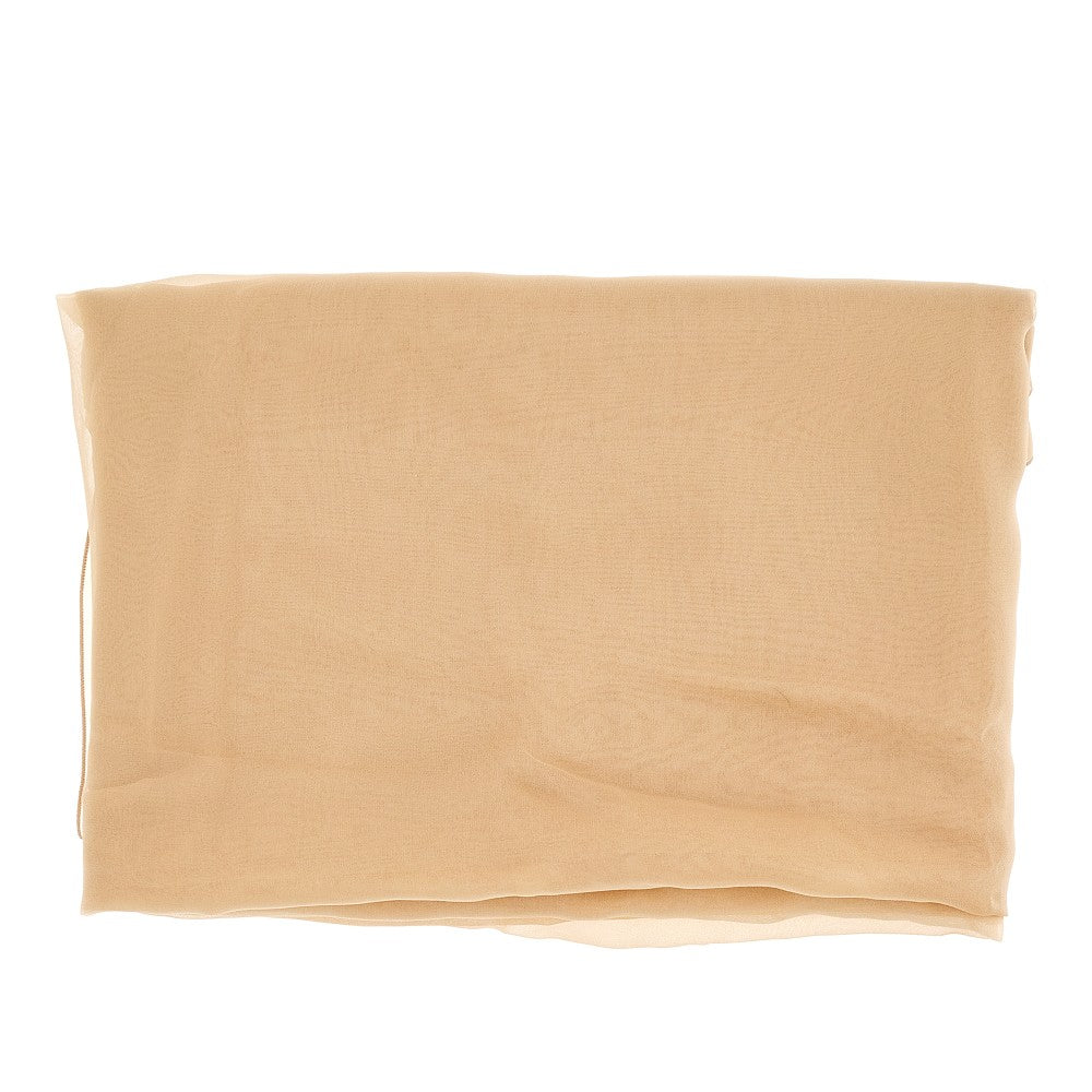 Silk chiffon scarf
