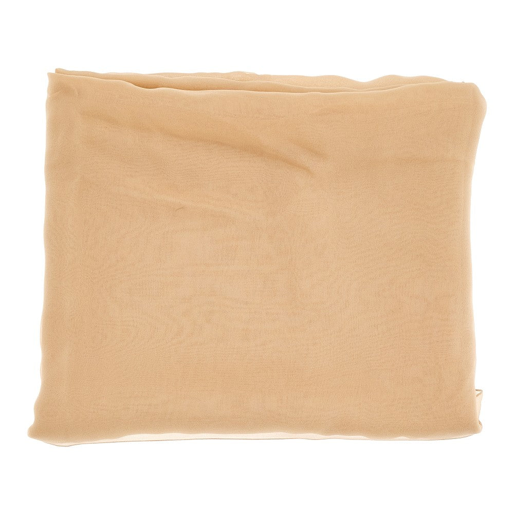 Silk chiffon scarf