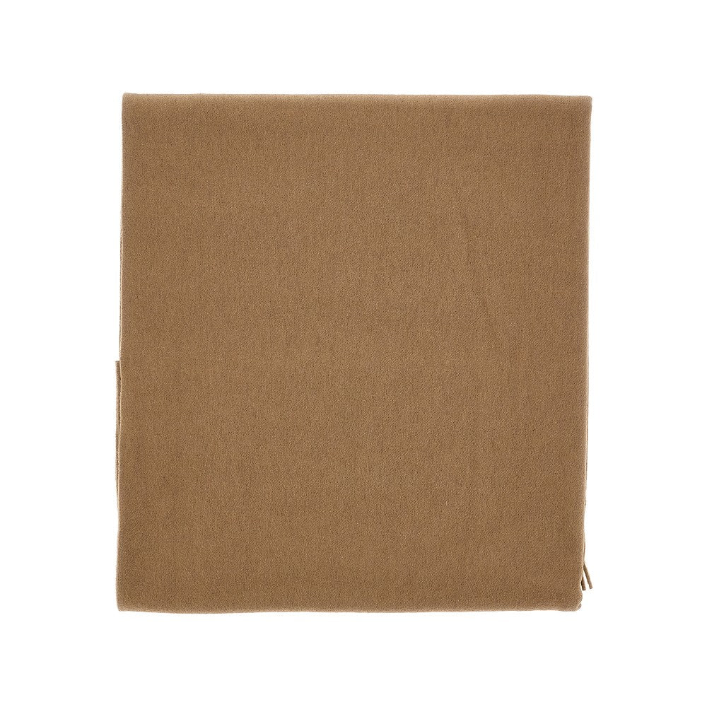 Sable-effect cashmere scarf