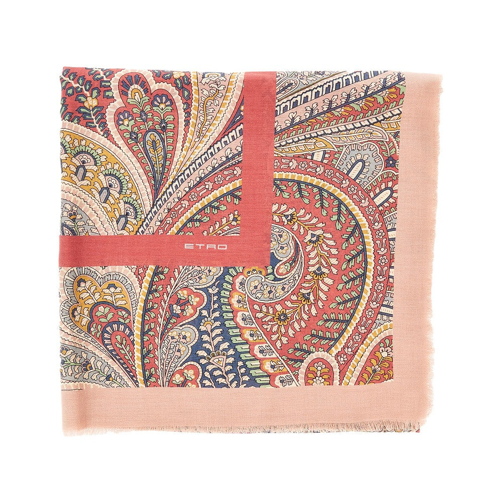 Scialle in modal e cachemire Paisley