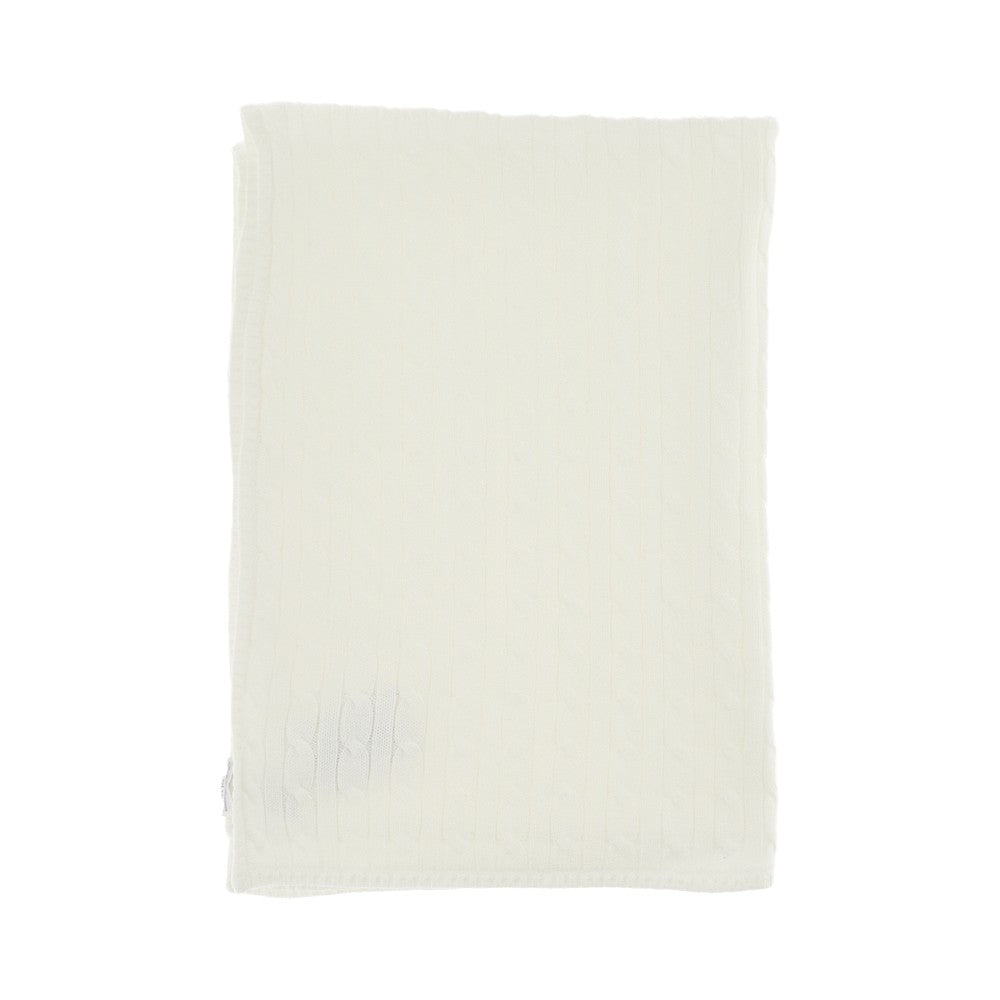 Coperta in maglia a trecce