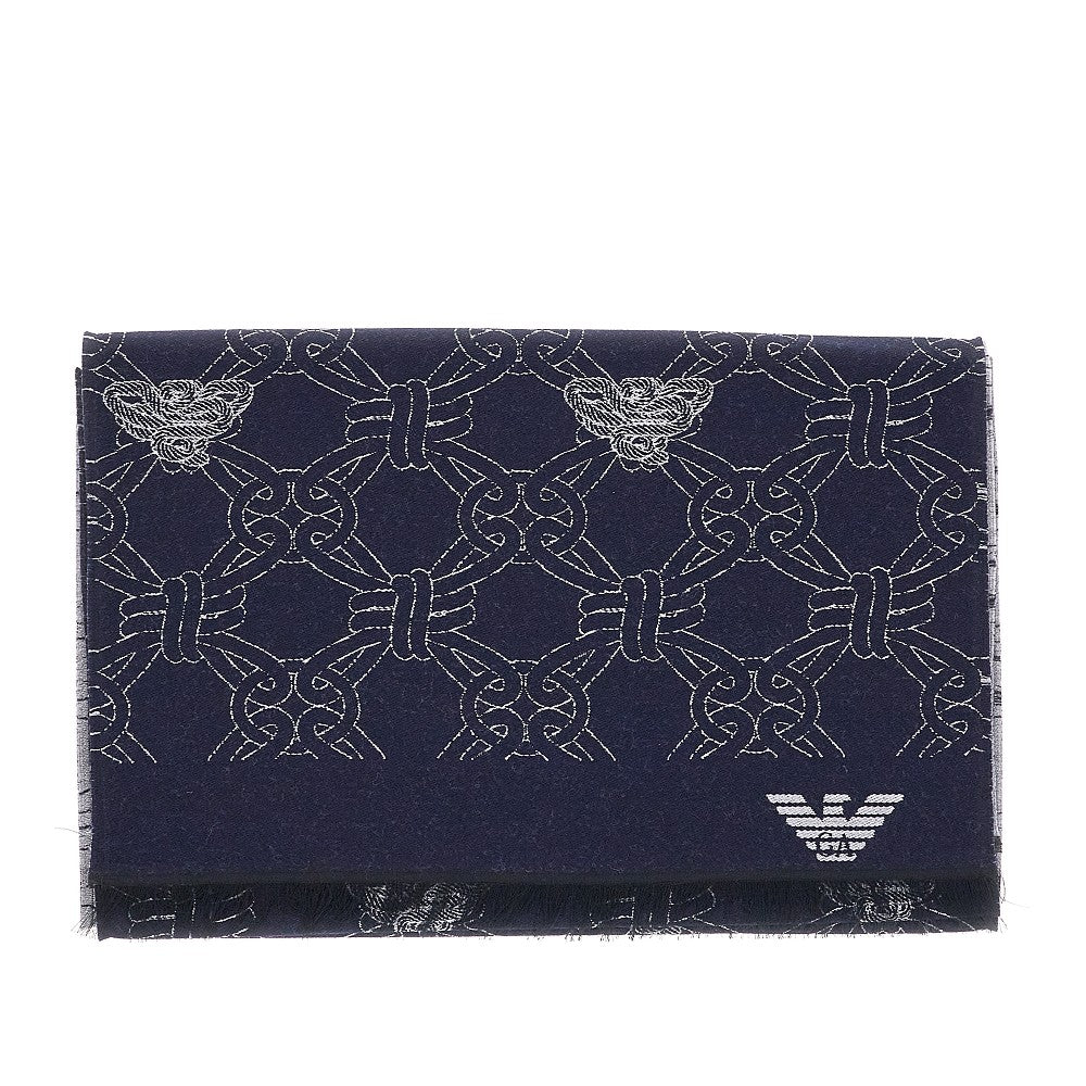 Sciarpa in misto lana jacquard