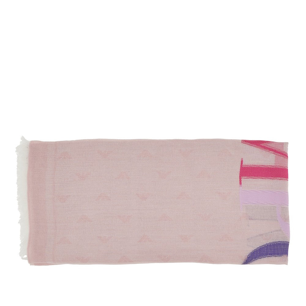 Sciarpa in misto viscosa jacquard