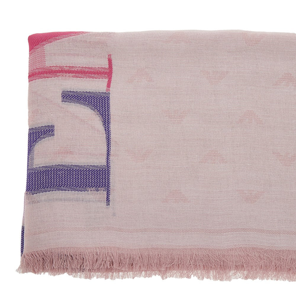 Sciarpa in misto viscosa jacquard