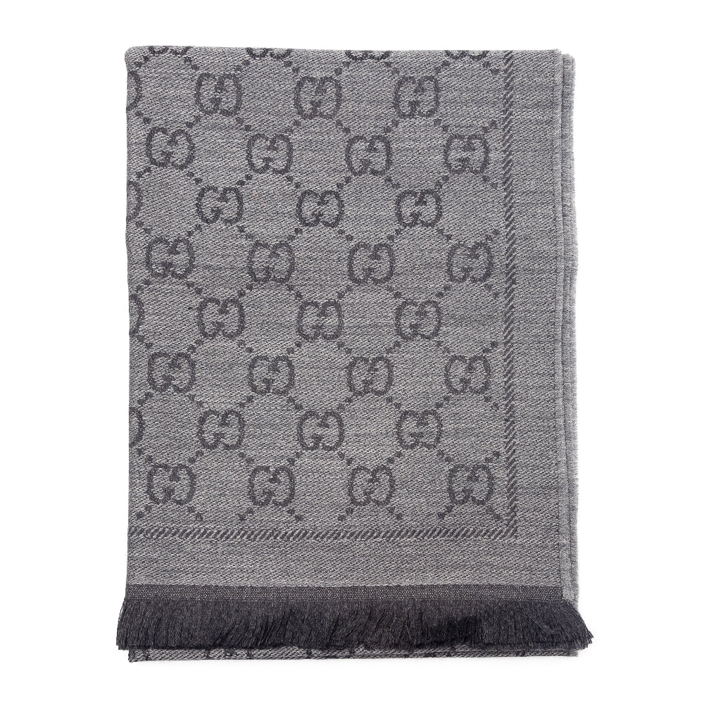 Sciarpa in lana jacquard GG