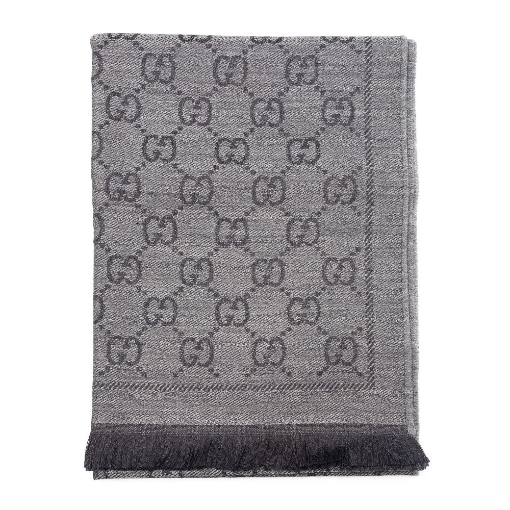Sciarpa in lana jacquard GG