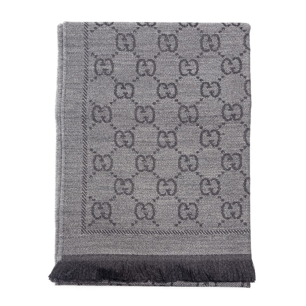 Sciarpa in lana jacquard GG