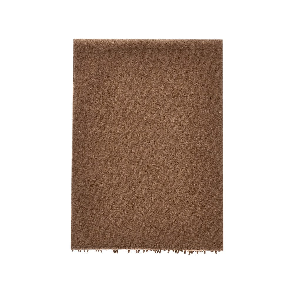 Cashmere scarf with Monogram embroidery