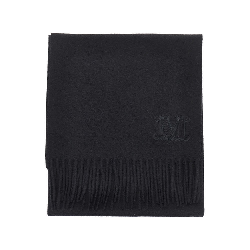 Cashmere scarf with Monogram embroidery
