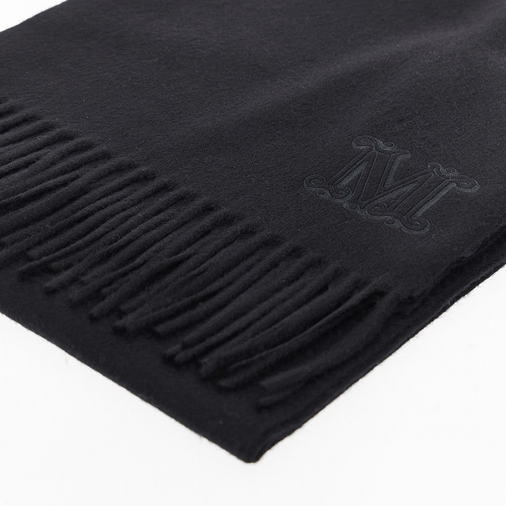 Cashmere scarf with Monogram embroidery