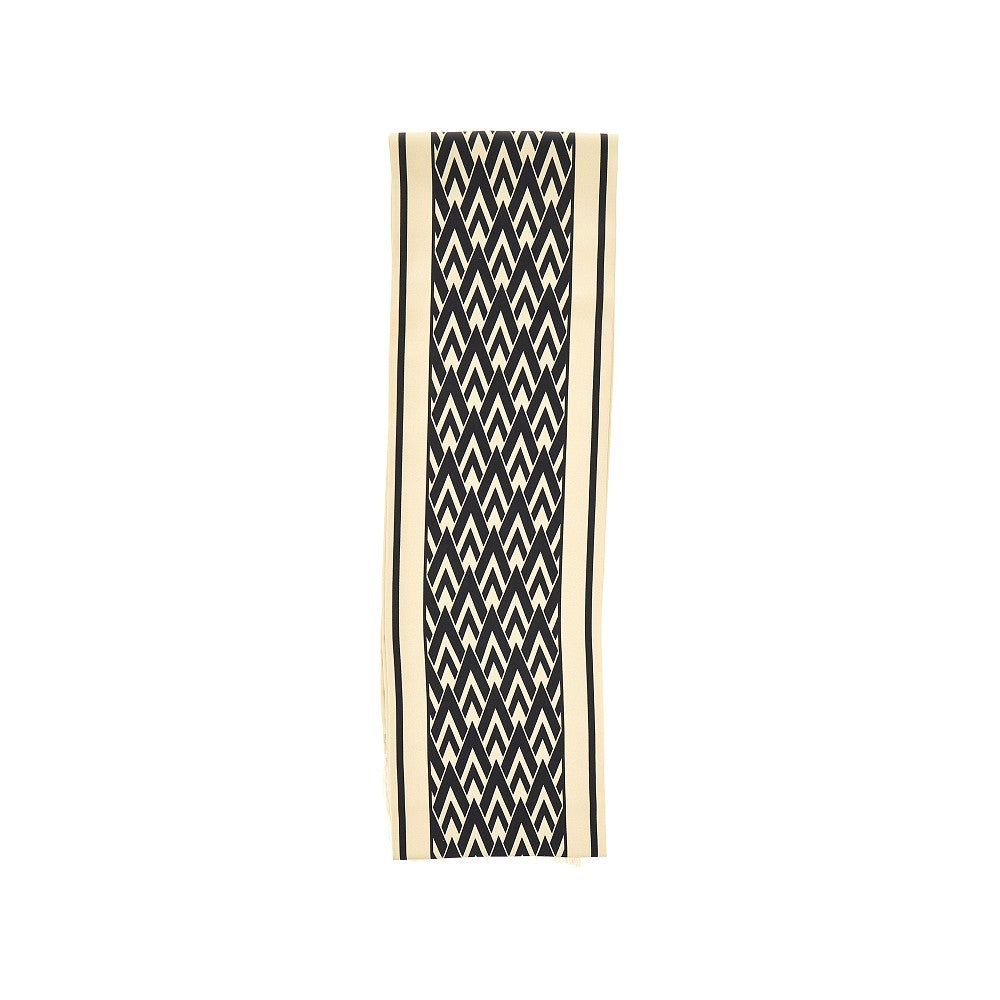 'Toute la V' silk scarf
