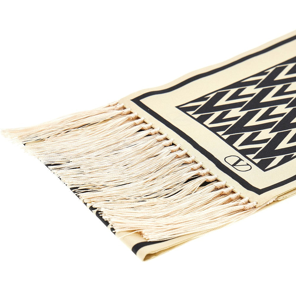 'Toute la V' silk scarf