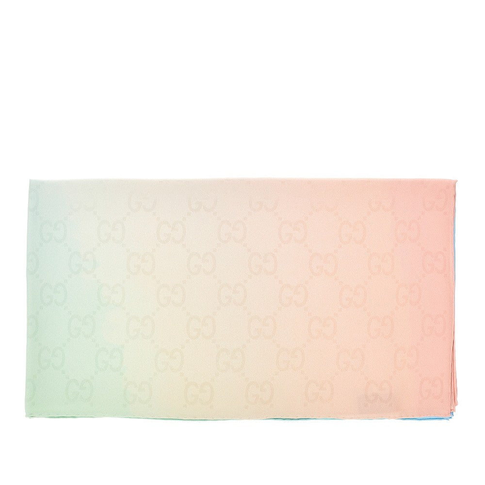 Foulard in seta jacquard GG