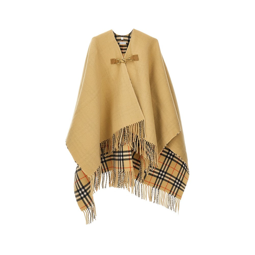 Mantella in lana Check