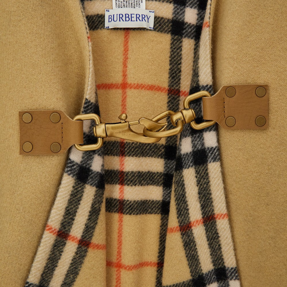 Mantella in lana Check
