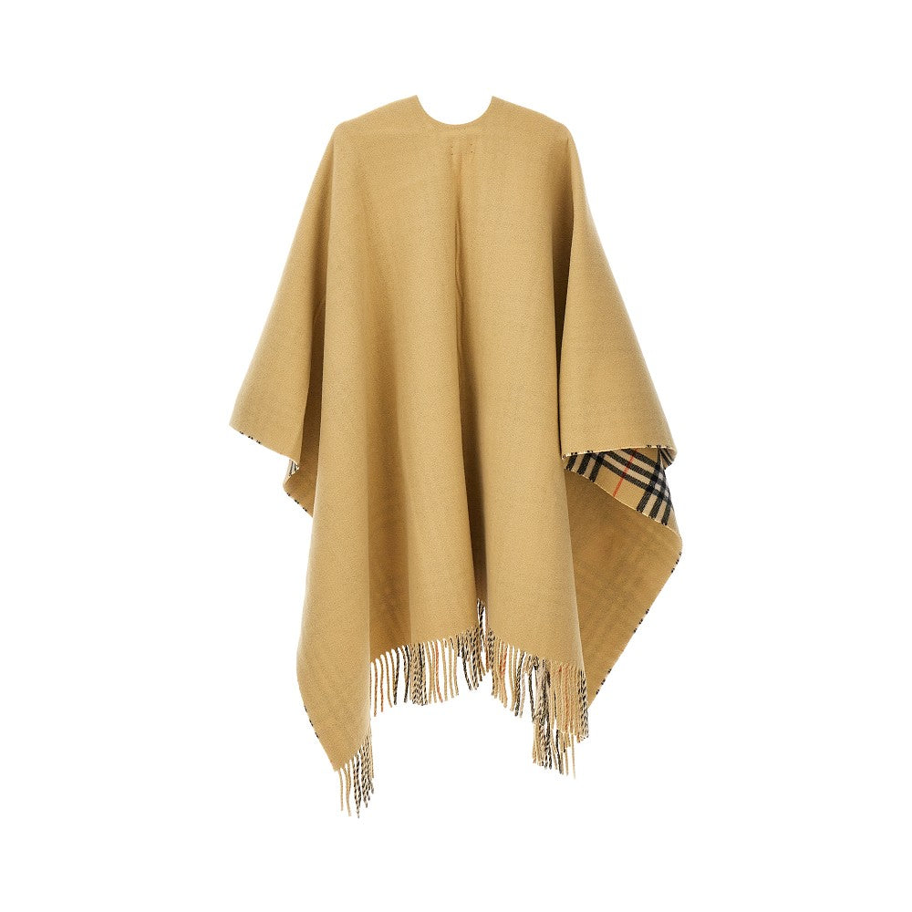 Mantella in lana Check