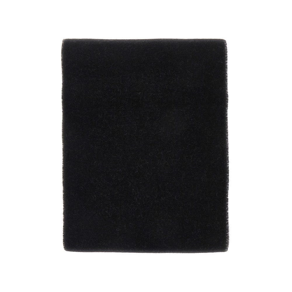'Rond Carré' wool scarf