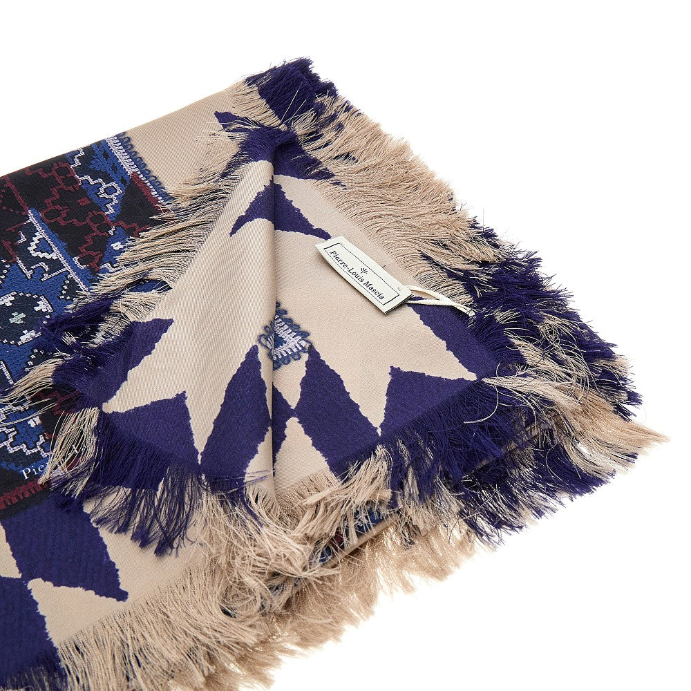 Printed silk scarf