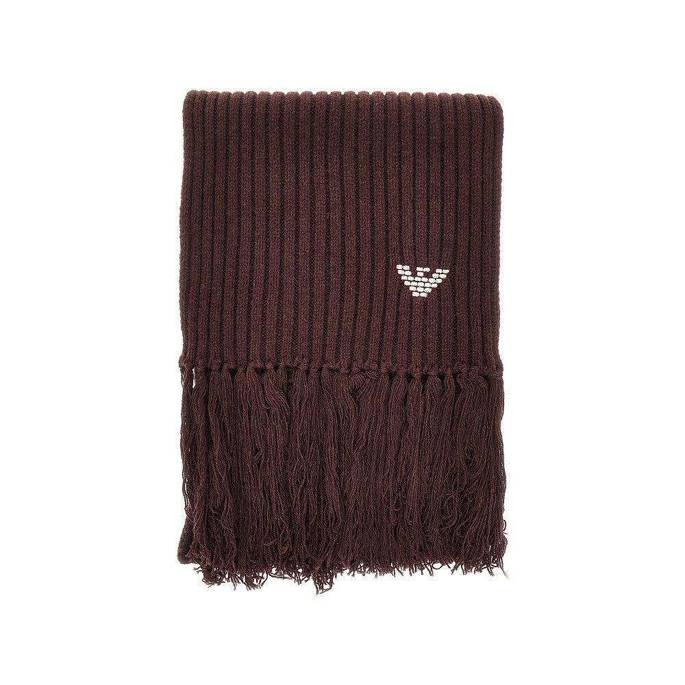 ASV knitted scarf with Eagle embroidery