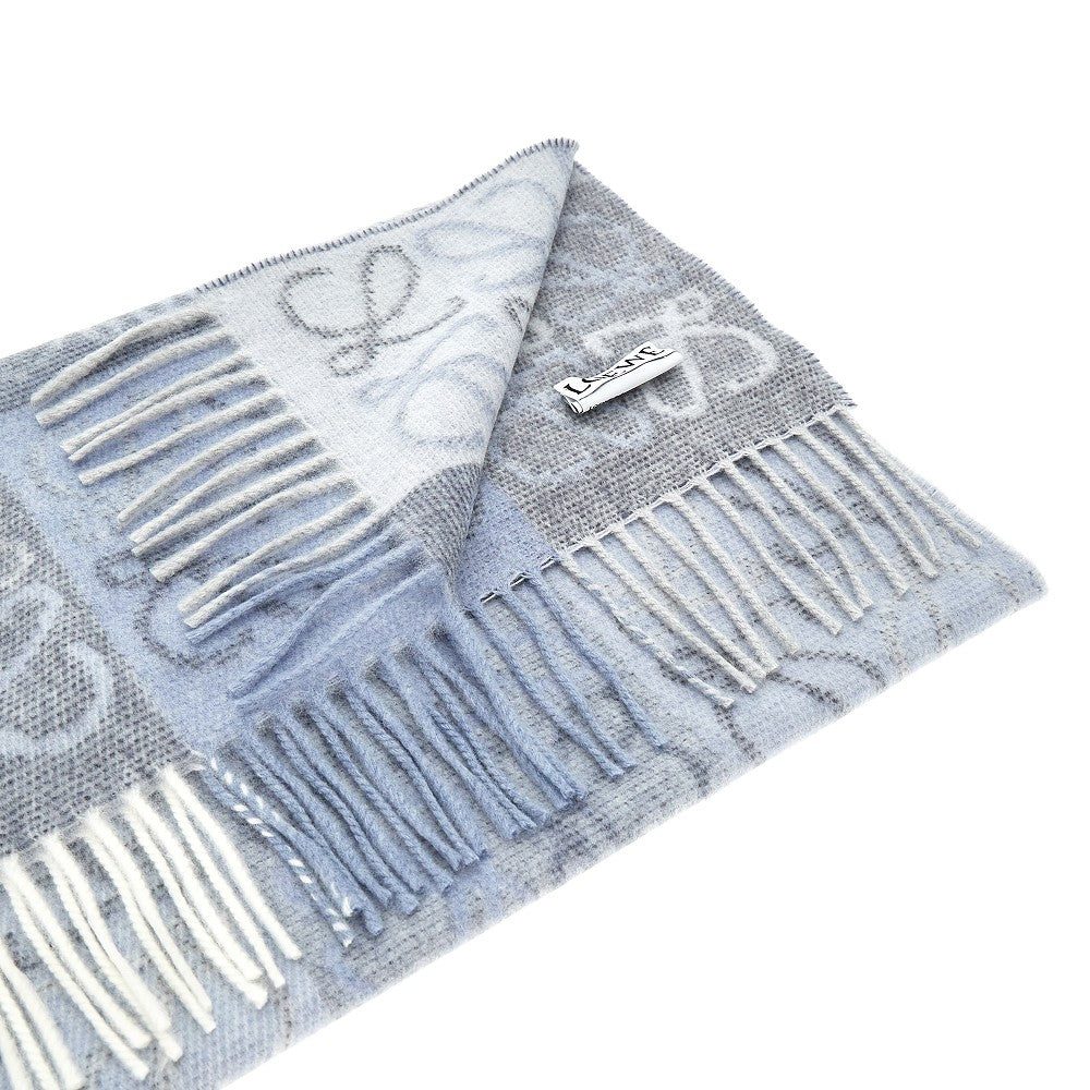 Sciarpa in lana jacquard Anagram