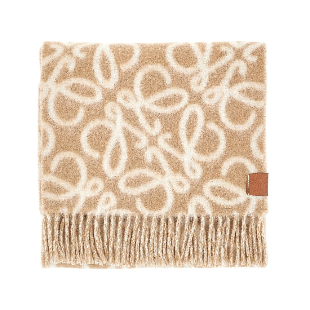 'Anagram' alpaca-blend scarf