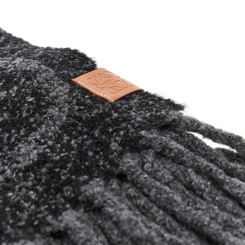'Anagram' alpaca-blend scarf
