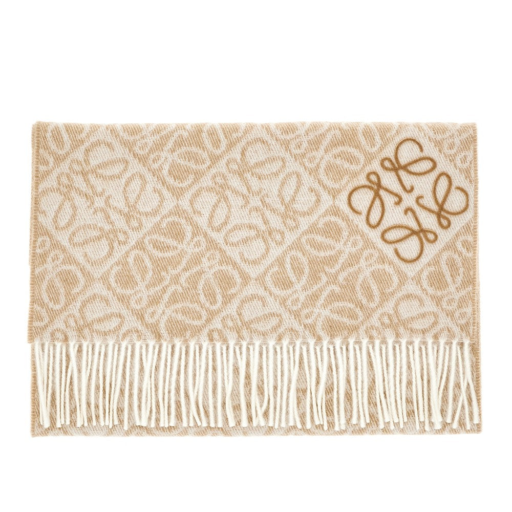 Anagram wool and cashmere scarf