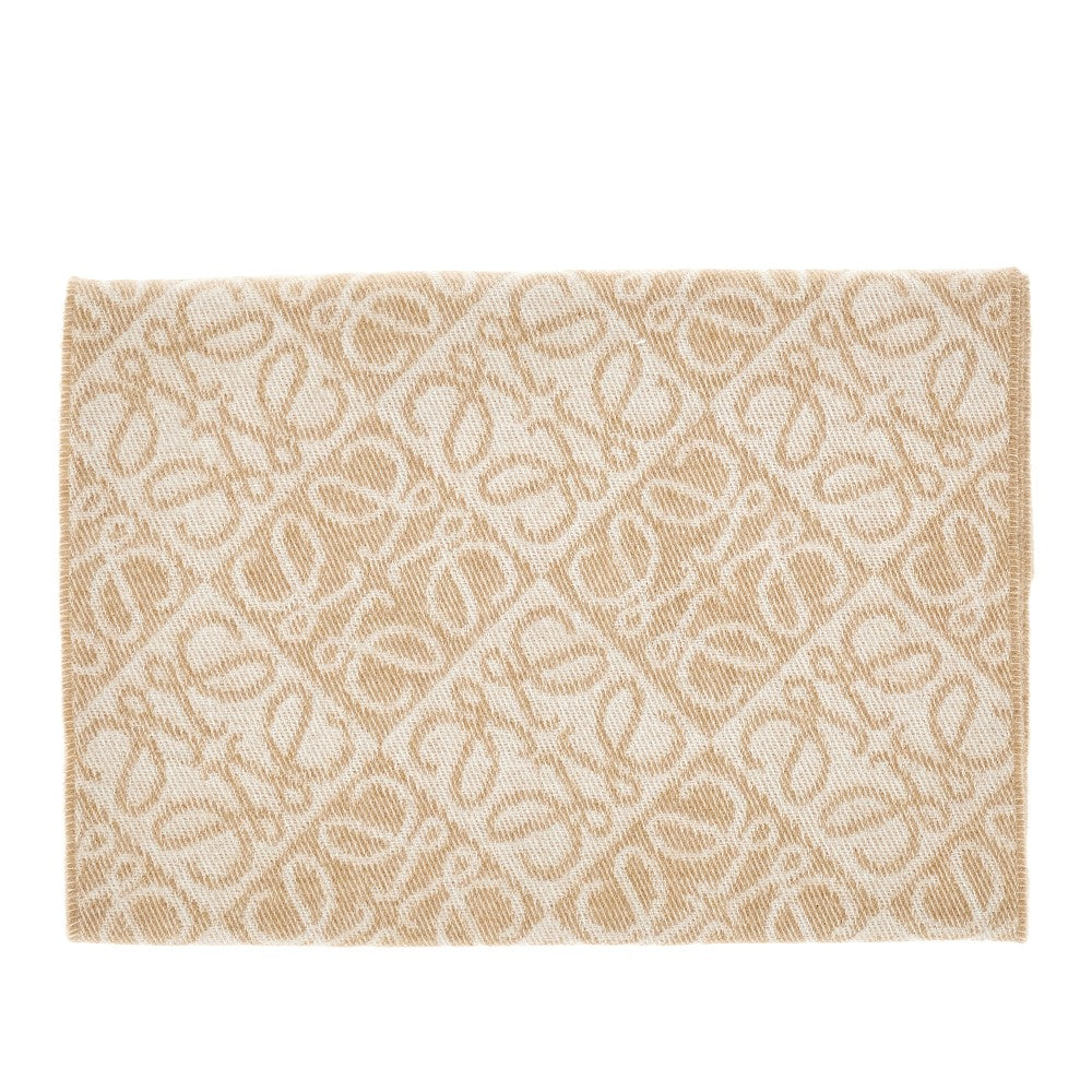 Anagram wool and cashmere scarf