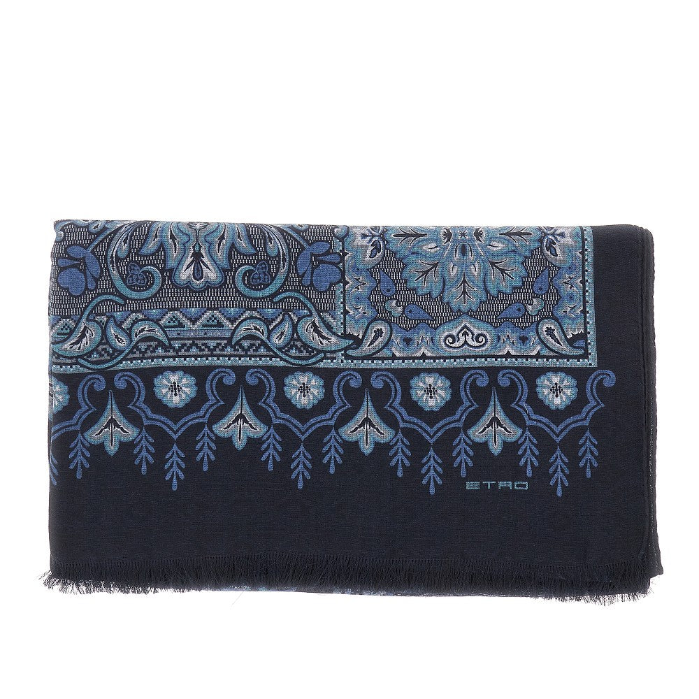 Sciarpa in modal e cotone Paisley