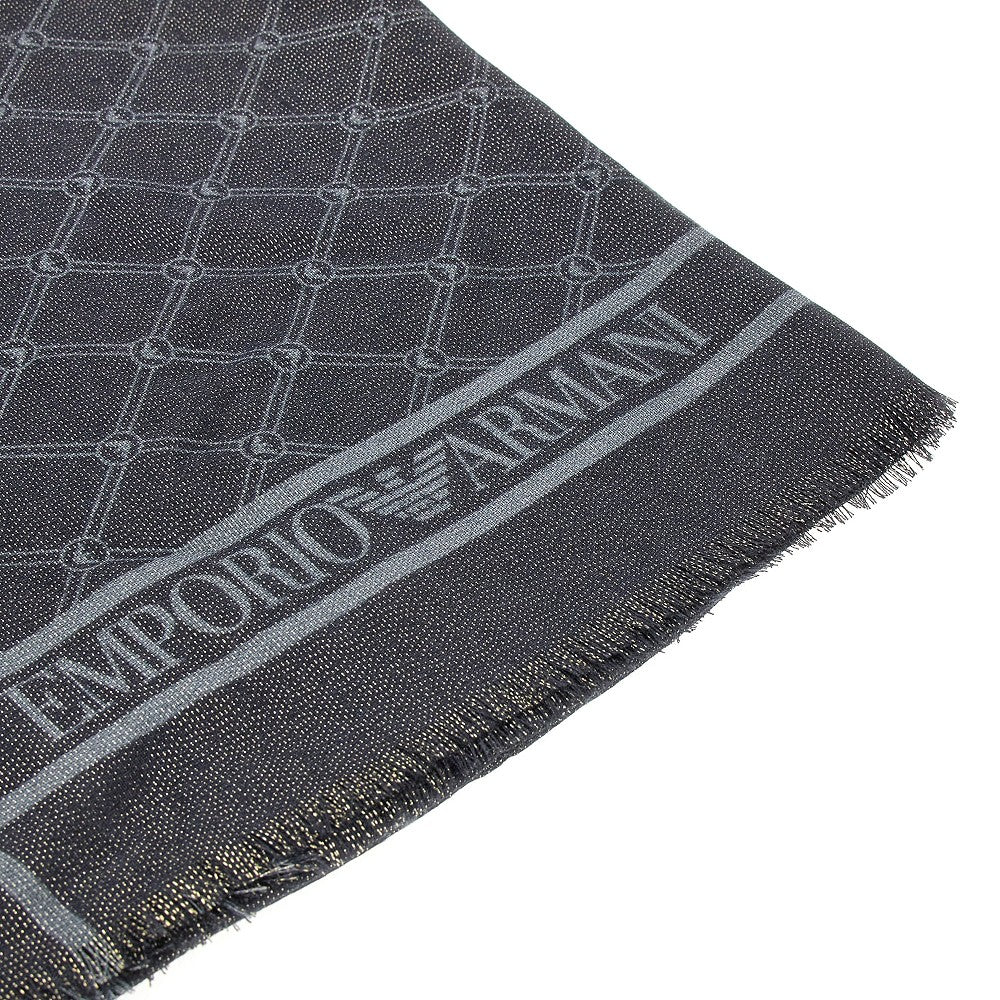 Foulard in misto viscosa lurex