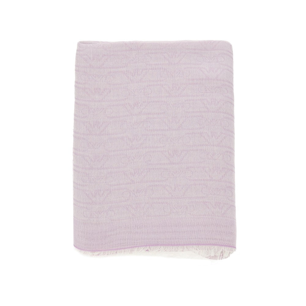 Modal and cotton-blend scarf