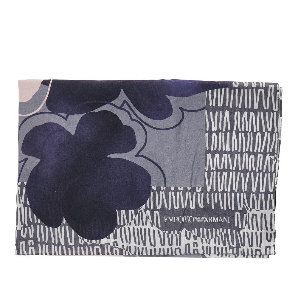 Printed silk scarf
