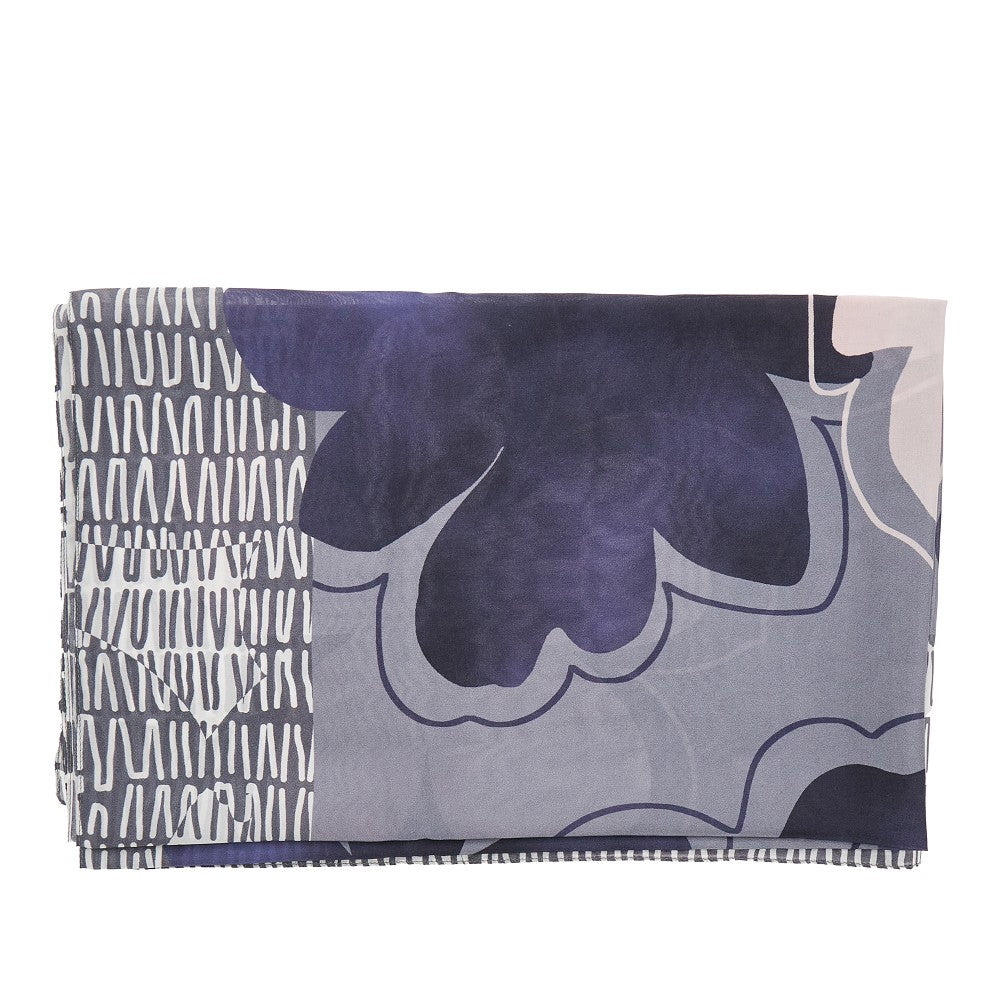 Printed silk scarf