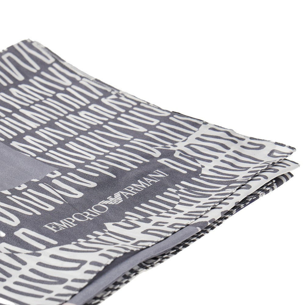 Printed silk scarf