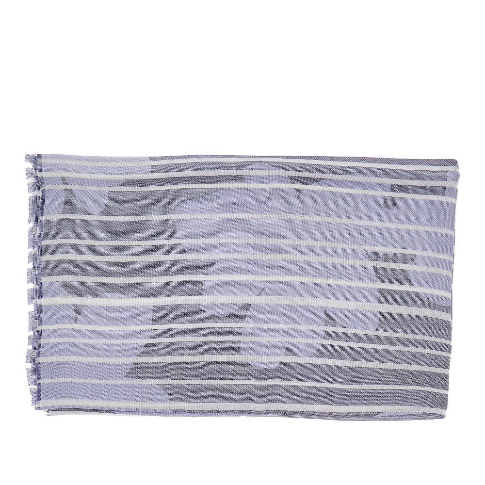 Jacquard viscose-blend scarf