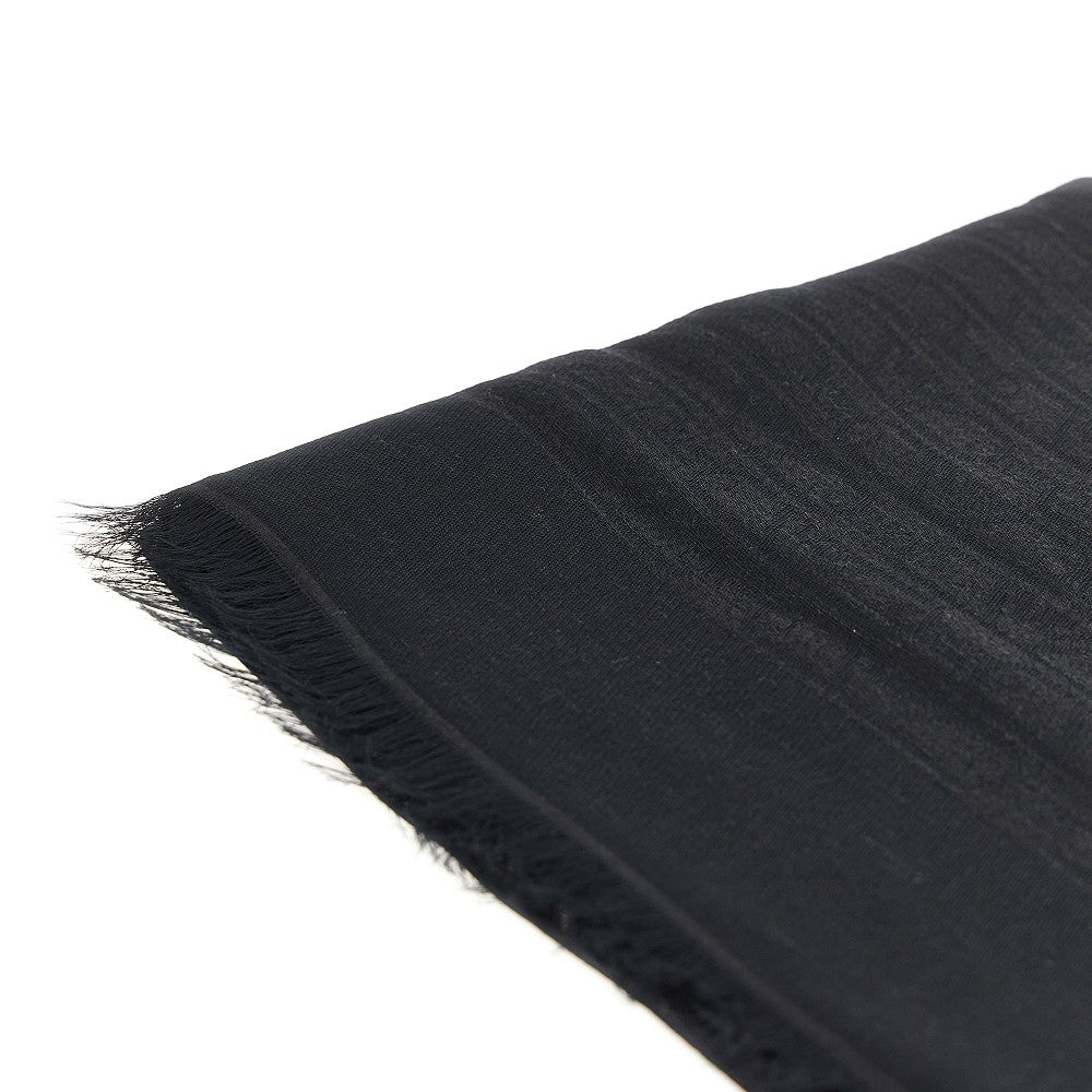 Jacquard wool blend scarf