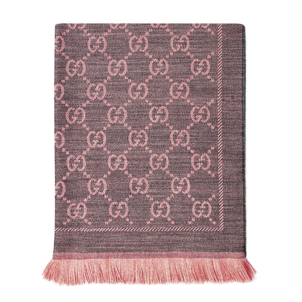 Sciarpa in lana jacquard GG