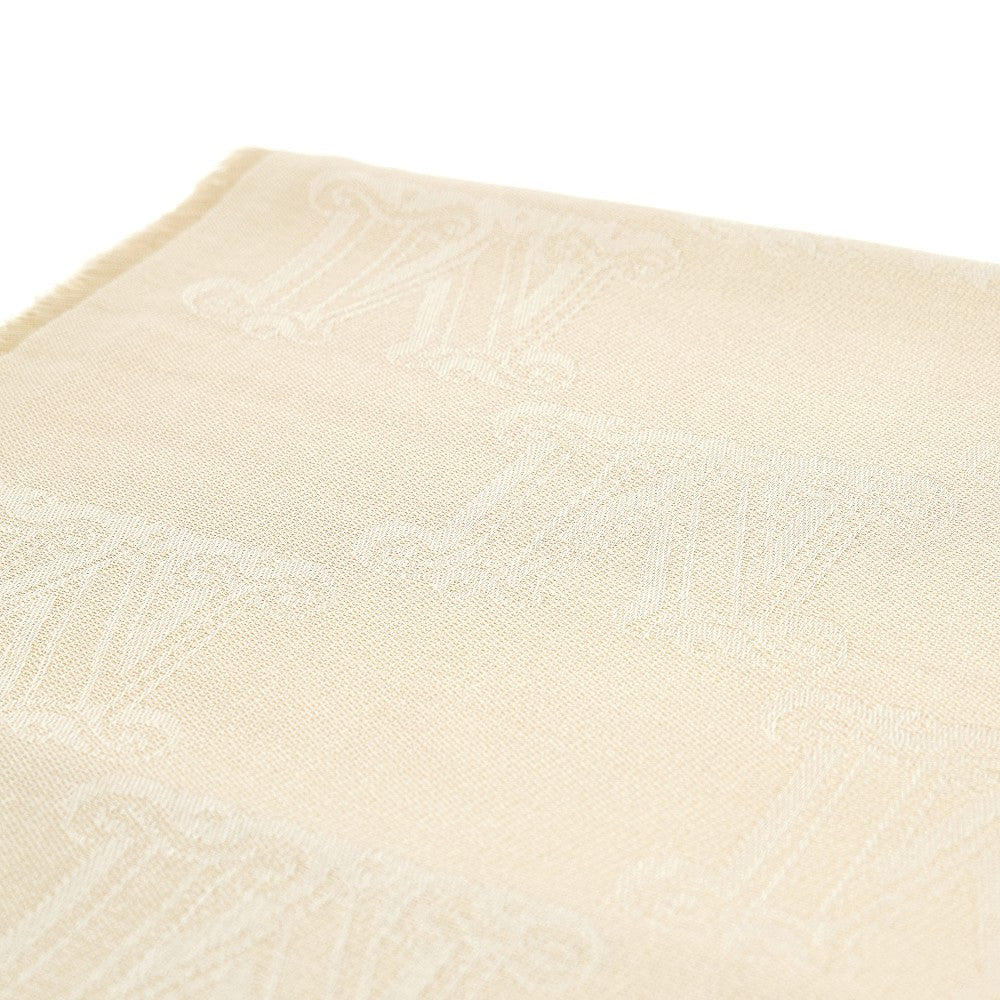Lurex silk-blend 'Monogram' scarf