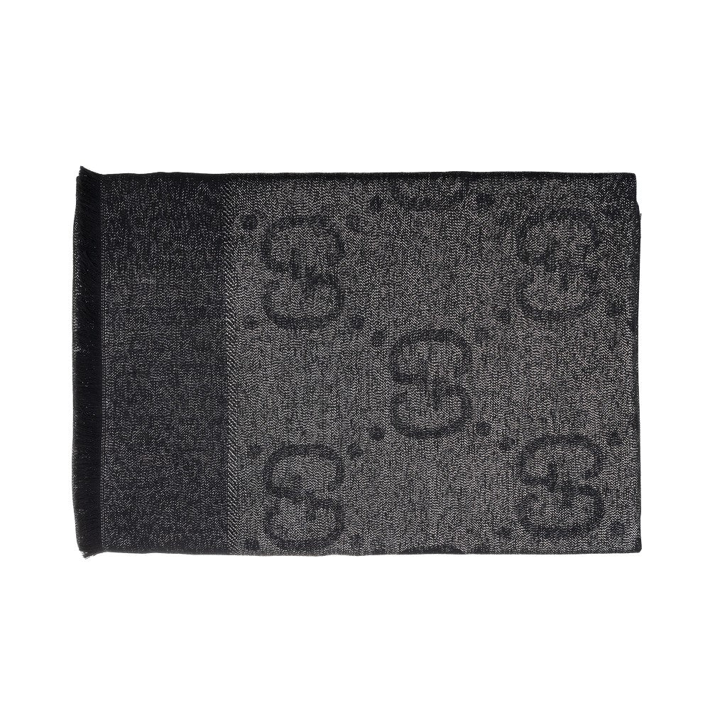 Lamé jacquard GG scarf