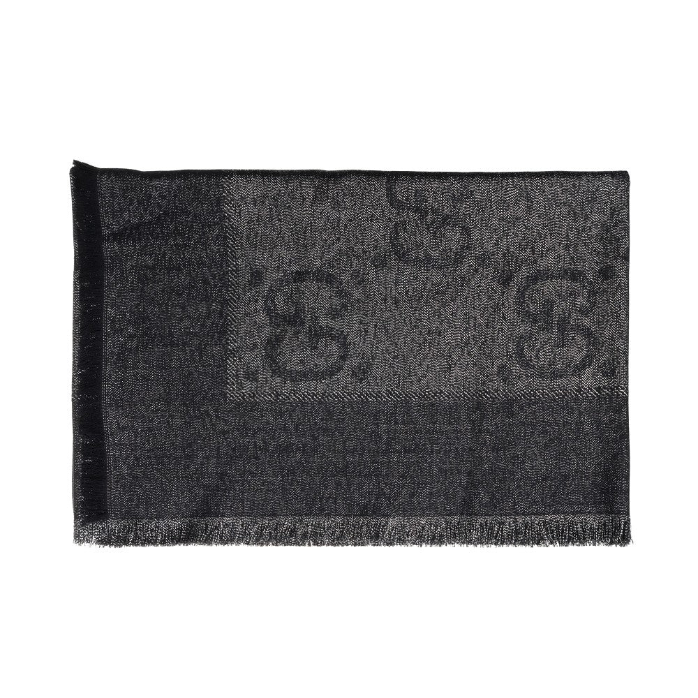 Lamé jacquard GG scarf