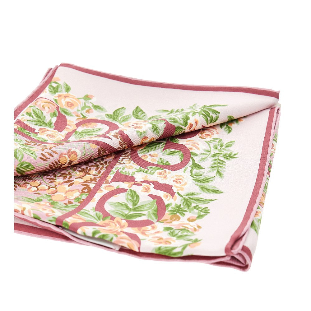 Printed silk scarf