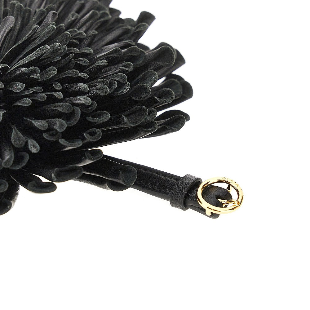 Chocker floreale in pelle