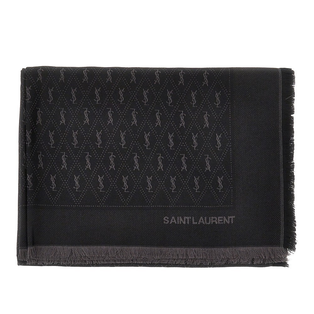 Maxi sciarpa con motivo Monogram
