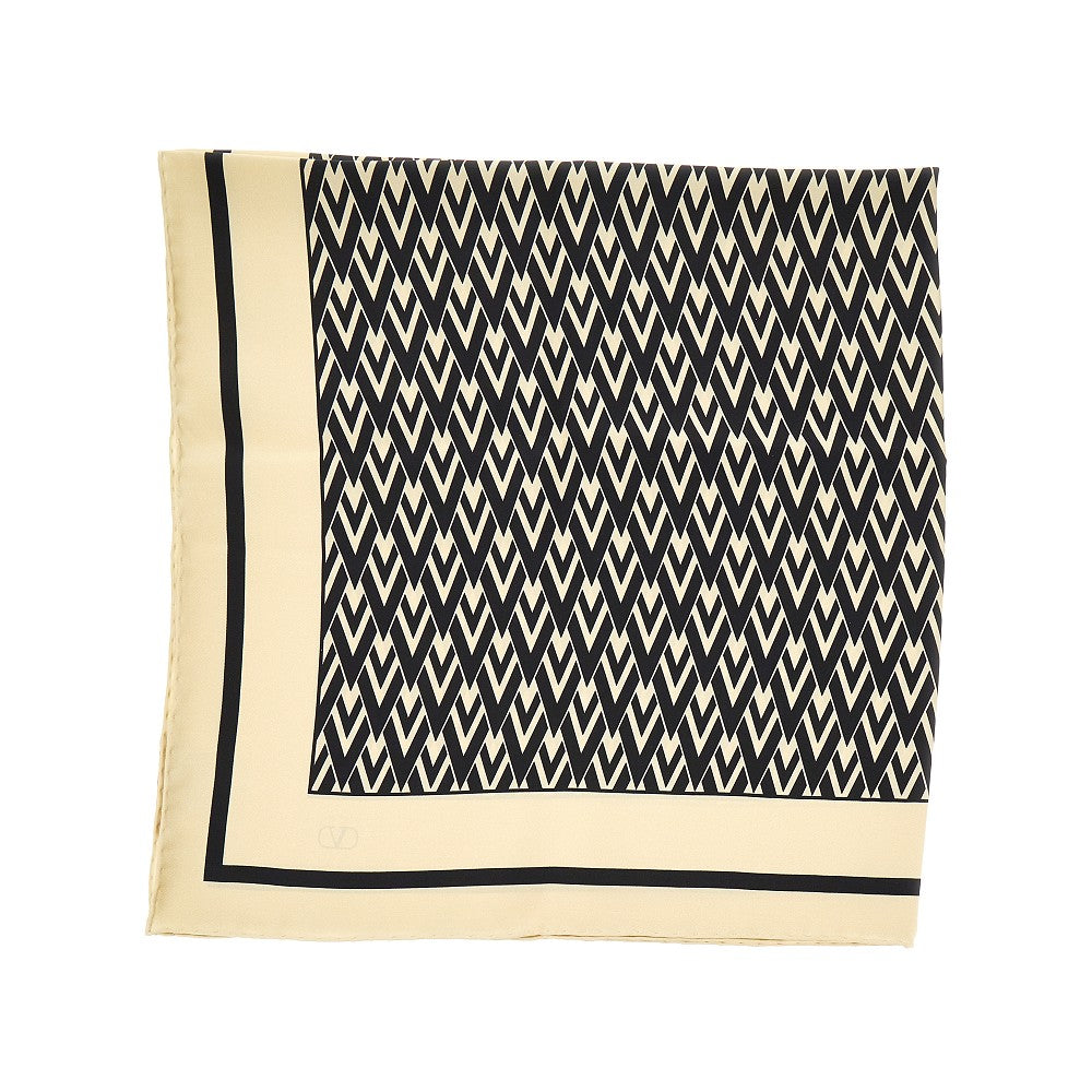 Foulard in seta 'Toute la V'
