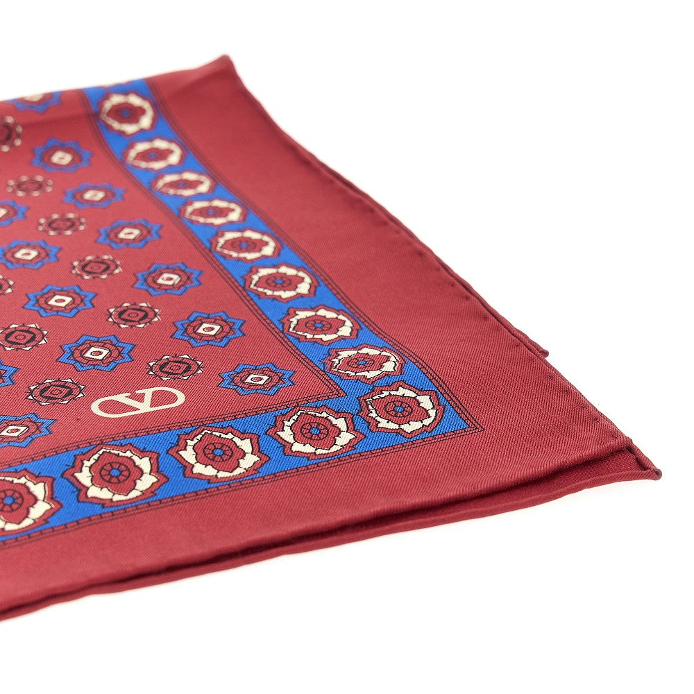 'Chamber' printed silk scarf