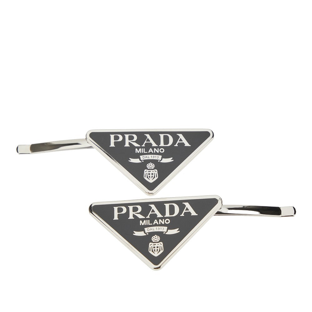 Fermagli per capelli con logo triangolo