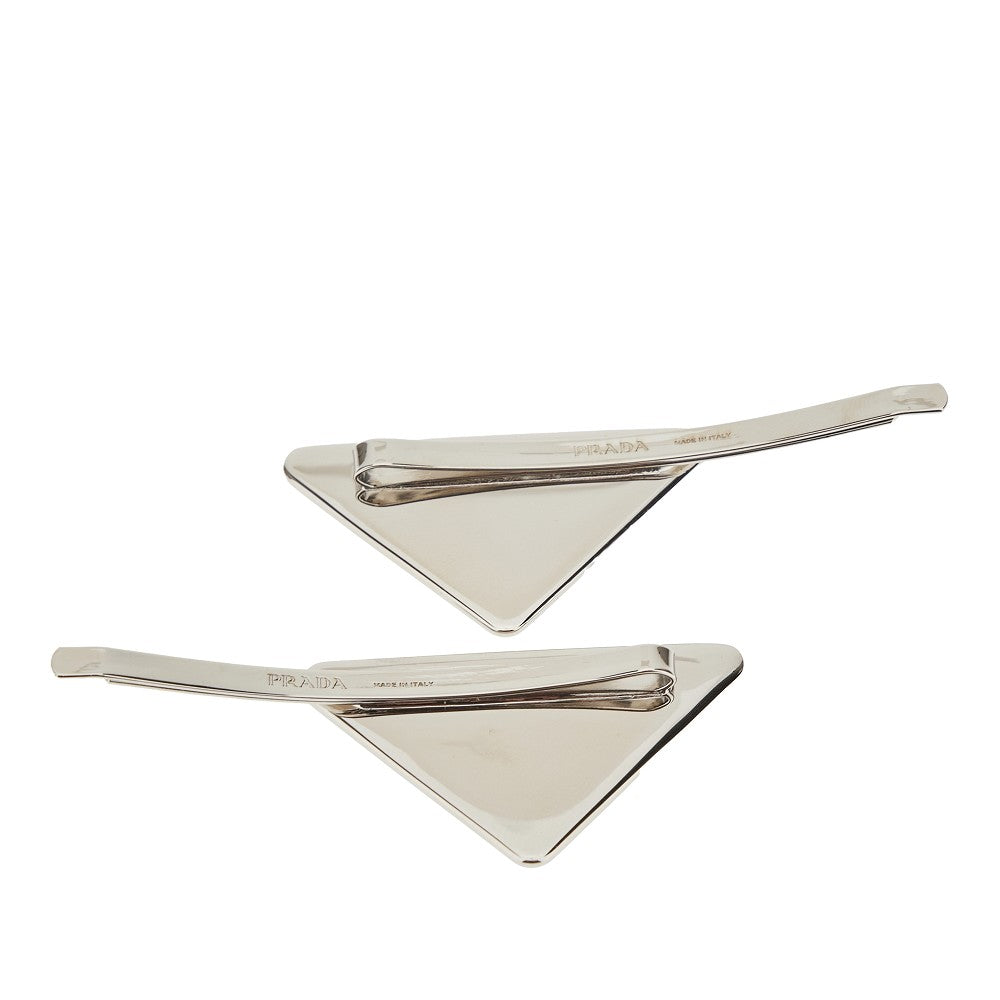 Fermagli per capelli con logo triangolo