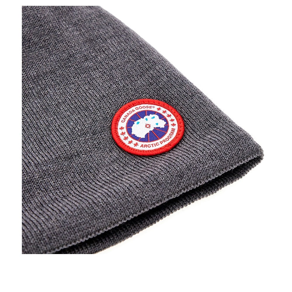 Beanie in misto lana con fodera in pile